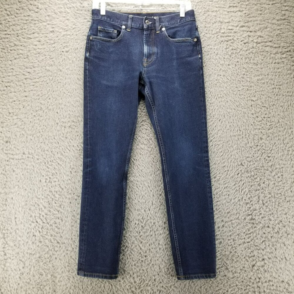 Everlane Jeans Mens 29x30 Blue Uniform Slim Stretch Organic Cotton
